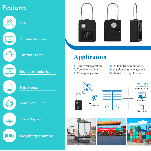 G360P Touch Keyboard Password Intelligent Logistics