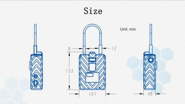 G508N GPS Tracker Padlock Online Monitor