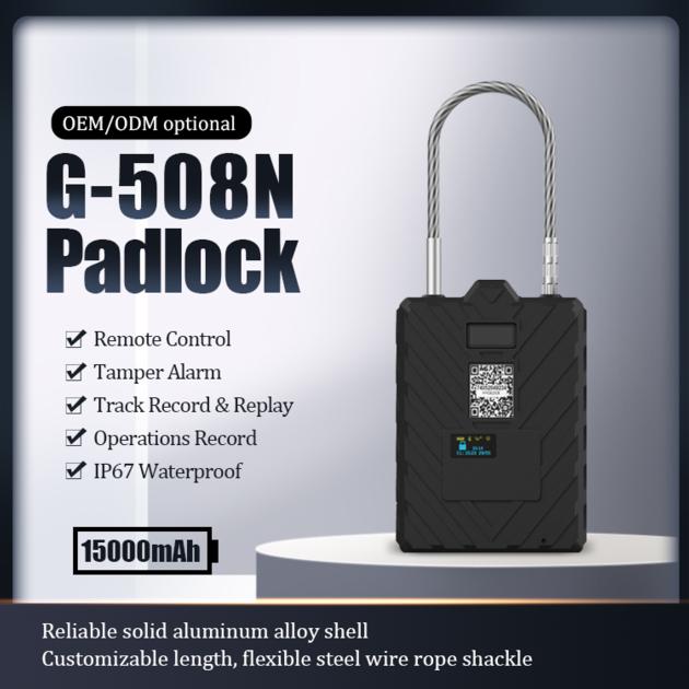 G508N GPS Tracker Padlock Smart Eseal Electronic Lock