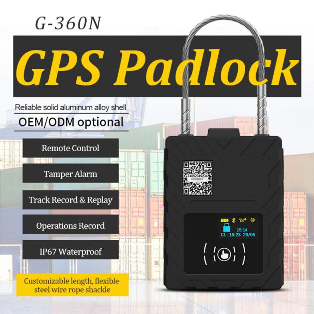 G360N GPS Tracker Padlock Smart Electronic Lock