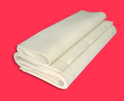 100 Wool Industrial Pressed Thick White