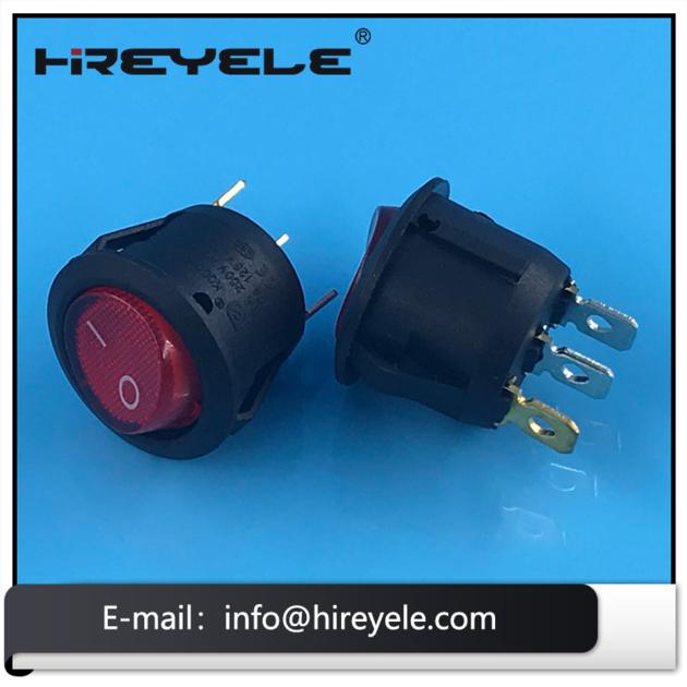 2Pin On Off Miniature 12V Round