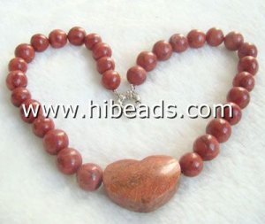 red sponge coral necklace 17