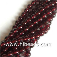 Natural 12mm garnet loose beads strand round gemstone carmine