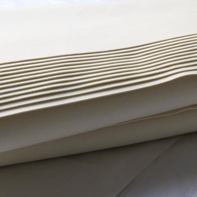 100 Wool Industrial Pressed Thick White
