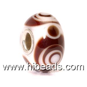 Single sterling silver core lampwork glass beads wholesale