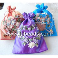 80*240mm silk jewelry packing bag wholesale