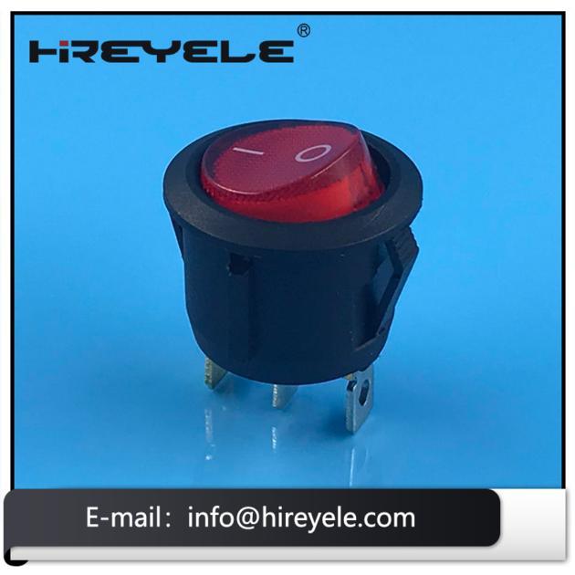 2Pin On Off Miniature 12V Round