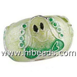 Mignon silver enamel charm beads fit pandora