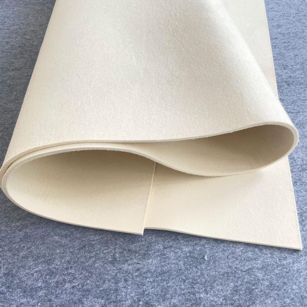 100 Wool Industrial Pressed Thick White