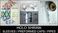 Hologrammed PVC Heat Shrink sleeves, Printed Shrink Labels