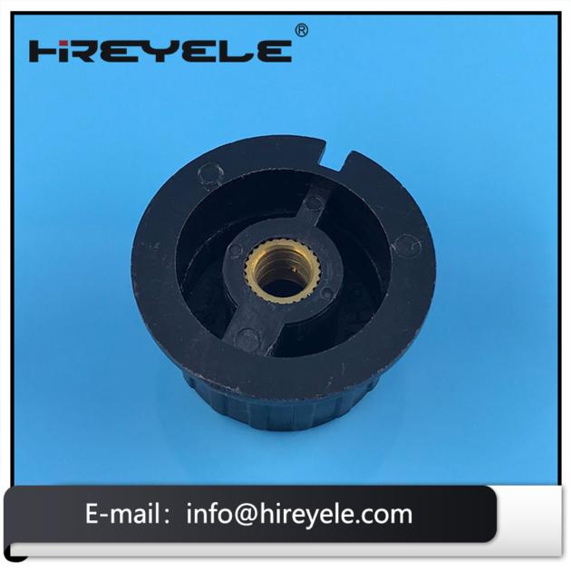 Black Audio Equipment Fluted Plastic Volume
