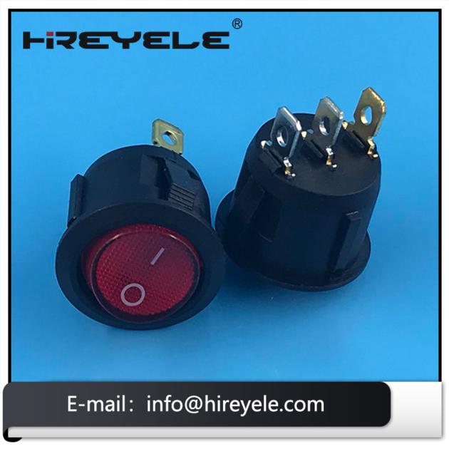 2Pin On Off Miniature 12V Round