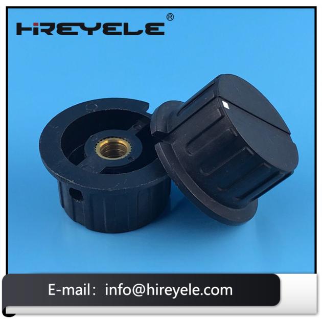 Black Audio Equipment Fluted Plastic Volume