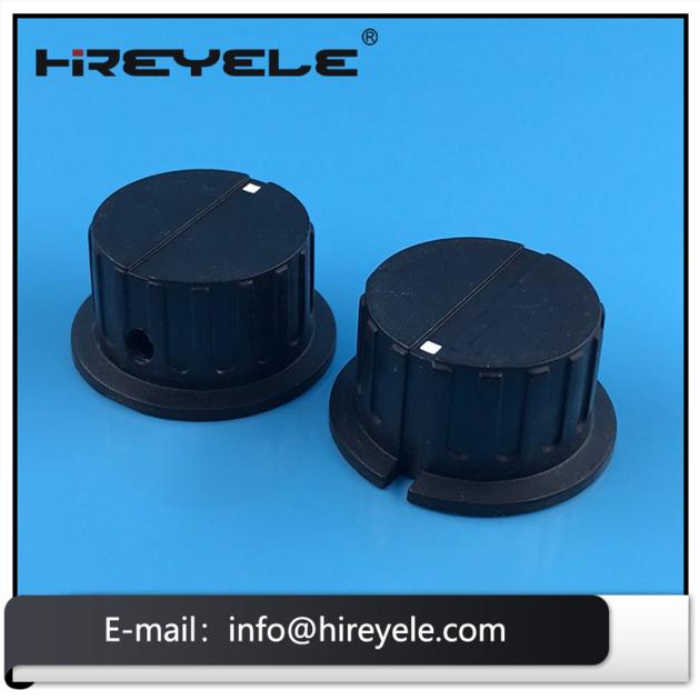 Black Audio Equipment Fluted Plastic Volume