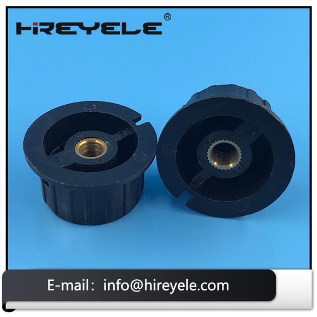 Black Audio Equipment Fluted Plastic Volume