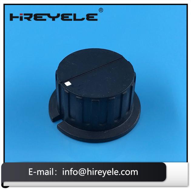 Black Audio Equipment Fluted Plastic Volume