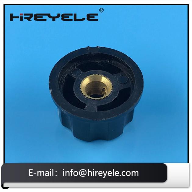 Boss Style Bakelite Skirted Potentiometer Knob