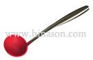 silicone ladle with stainless steel
