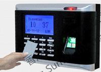 TCP/IP fingerprint time recorder with access control system