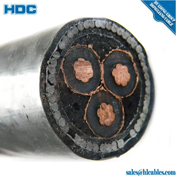 Power Cable XLPE Insulated SWA Armoured 3x16mm2 3x120mm2 3x150mm2 SWA Cable XLPE Cable