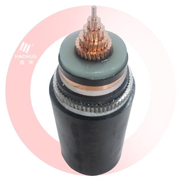 Medium voltage CU/XLPE/PVC copper XLPE insulated armoured power cable