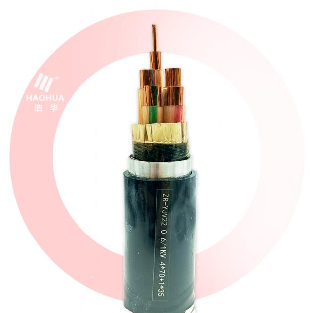 Low voltage CU/XLPE/PVC copper conductor armoured power cable