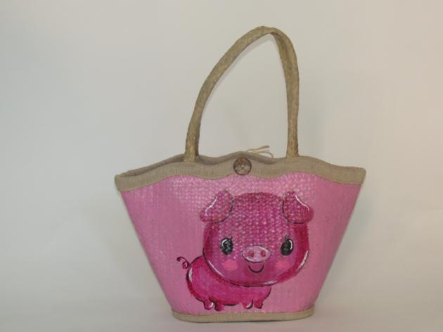 Unique hand-woven handbag design
