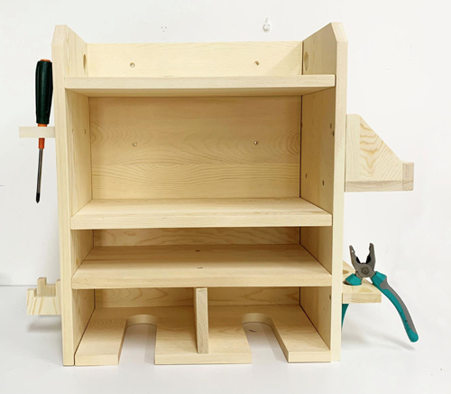Durable Pine Wood Organizer Box
