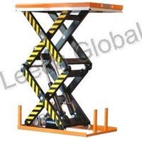 Double scissor lift table