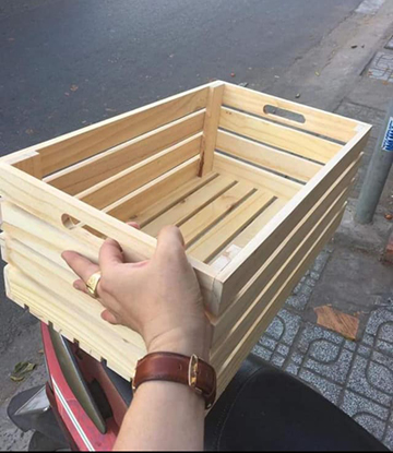 Wooden crate