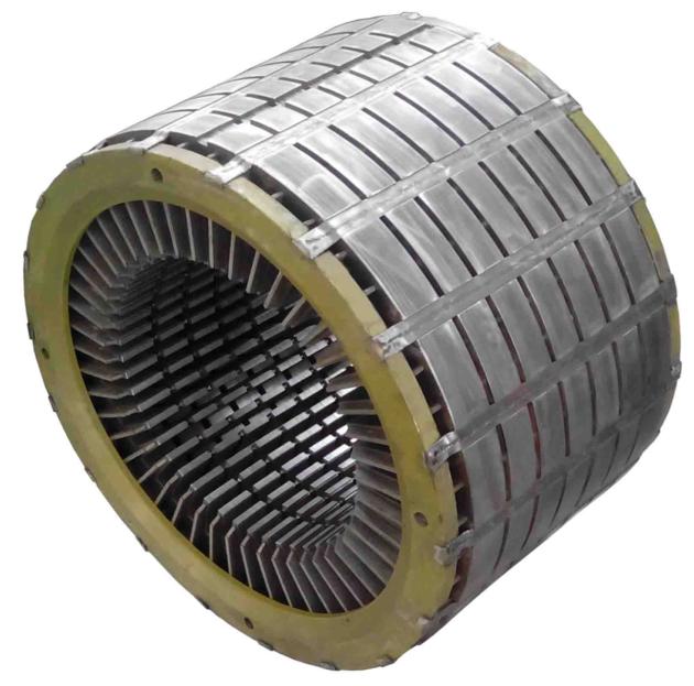 Rotor and stator for wind generator