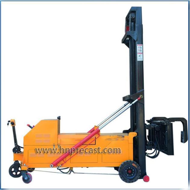Concrete wall panel installation and lifting machine