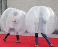 Exciting inflatable bumper ball