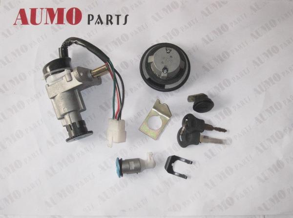 Lock Set, for Baotian Bt49qt-12c Sprint etc. (MV251000-0190)