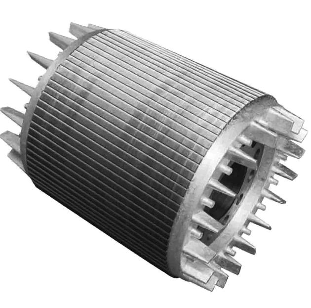 Permanent magnet generator stator and rotor lamination stacking dc motor