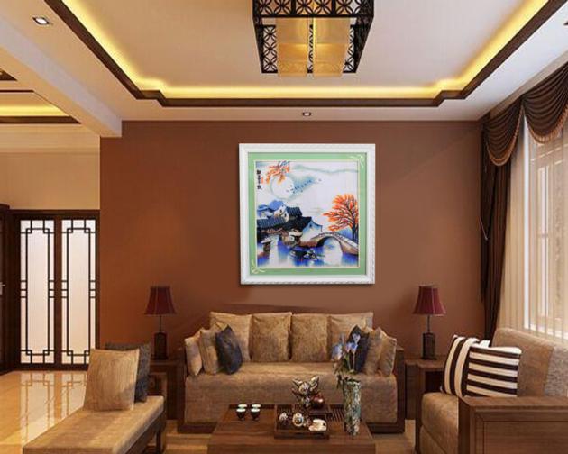 New Completed Chinese Aida Cross Stitch