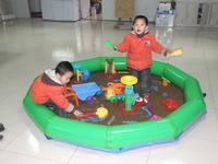 Inflatable children play sand pool