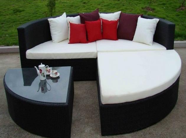 Wicker Sofa Bed