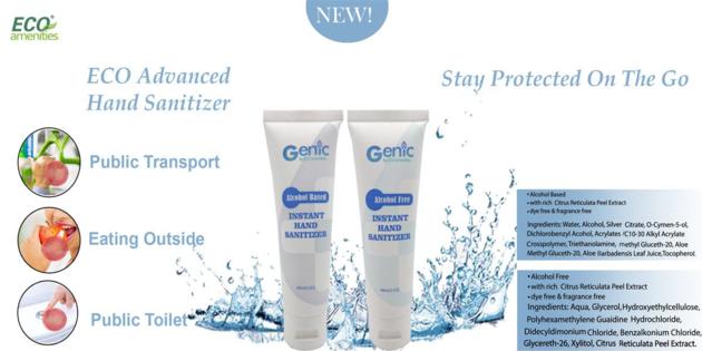 Genic Alcohol Free Hand Sanitizer 60ml