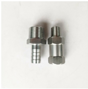SS304 SS316 machining parts Male Thread Equal Combination Hose Nipple for Plumbing pipes