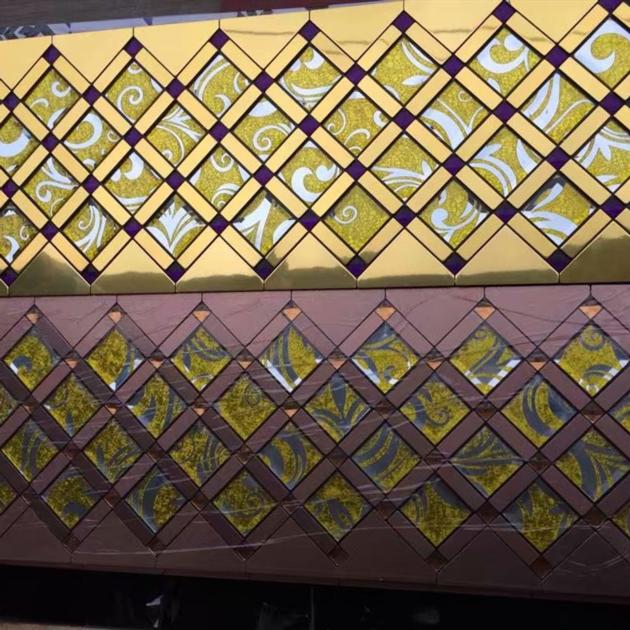 195x495 Self Adhesive Mosaic Tile Metal