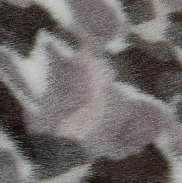 18HD1110-1 camouflage jacquard fur for garment