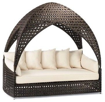 Wicker Outdoor Sofa Bed