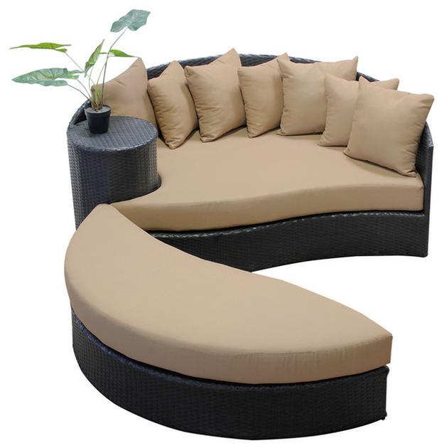 Wicker Outdoor Sofa Bed