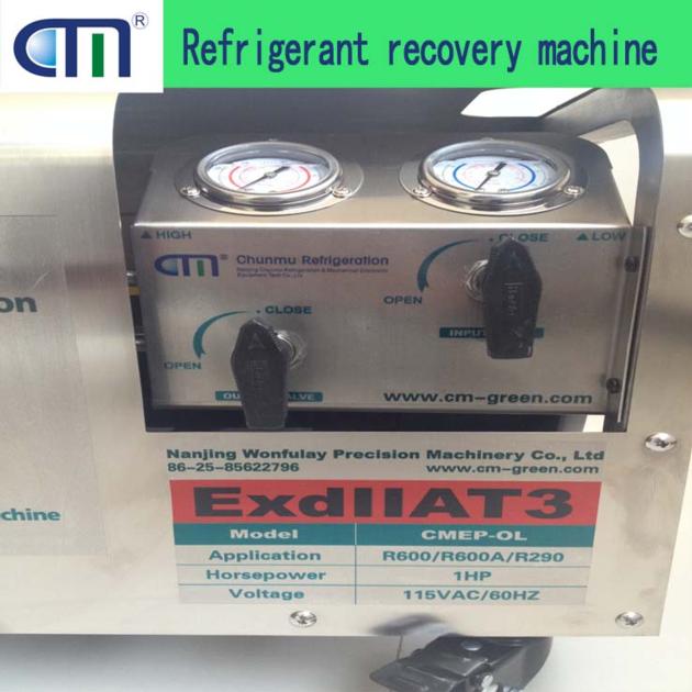  Anti-explosive refrigerant recovery/recharge/vacuum machine freon R1234yf for A/C systems CMEP-OL a