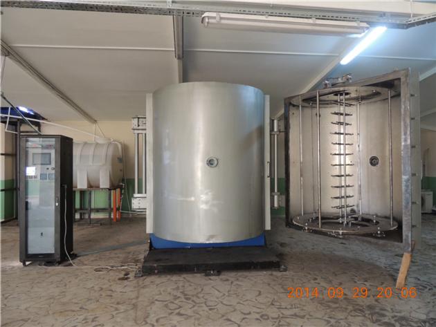 aluminum metallizing Plastic chroming coating machine/ Thermal evaporation vacuum plating equipment