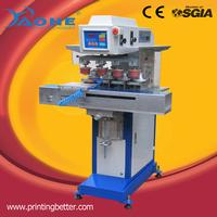 4 color pen printing pad printer with shuttle
