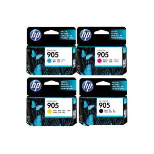 4 Pack Genuine HP 905 Ink Cartridge Set (1BK,1C,1M,1Y) T6M01AA T6L89AA T6L93AA T6L97AA