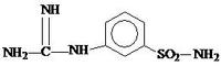 Benzenesulfonamide,3-[(aminoiminomethyl)amino]- CAS No:4431-64-5